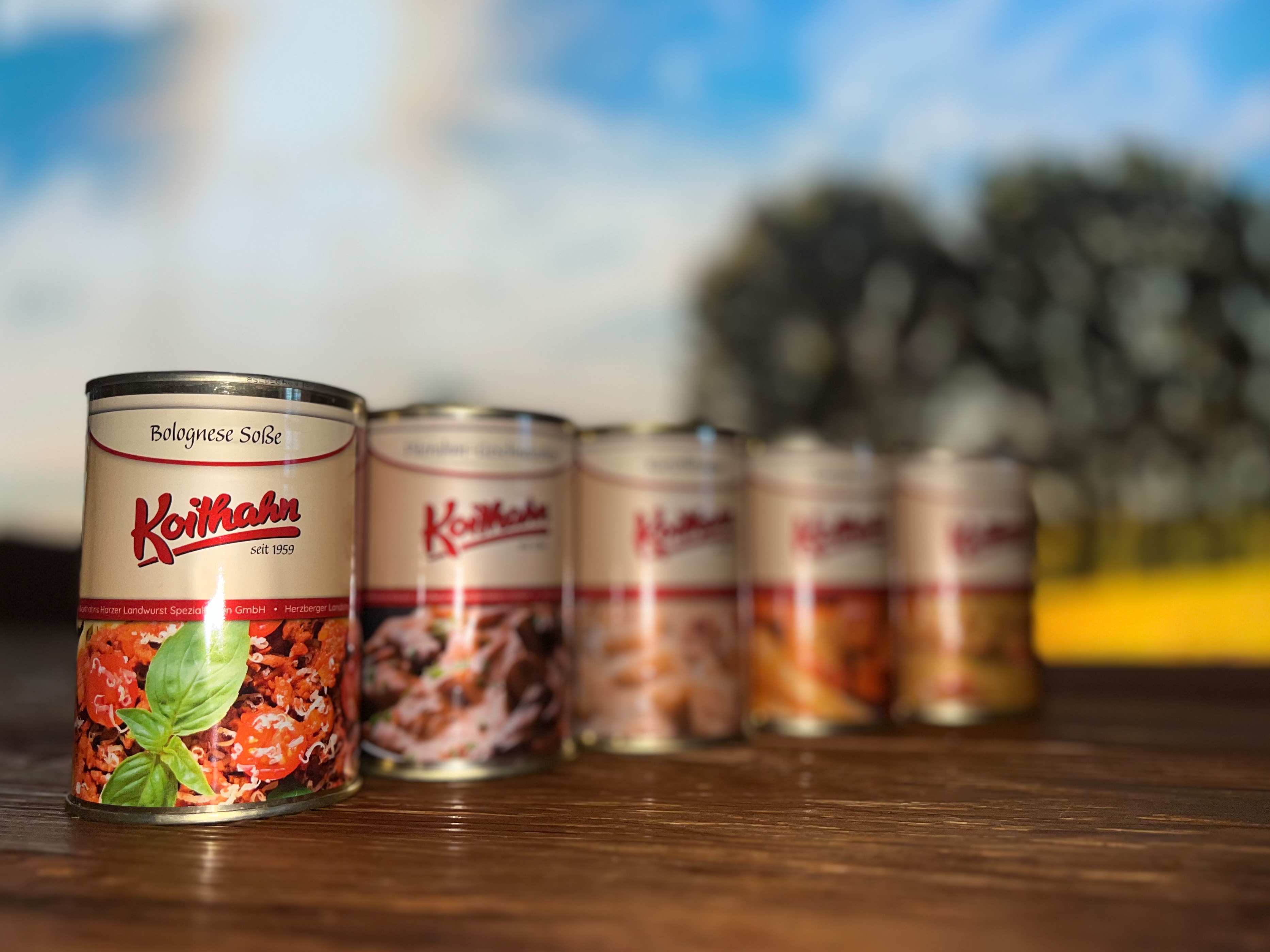 Bolognese Soße in der Dose